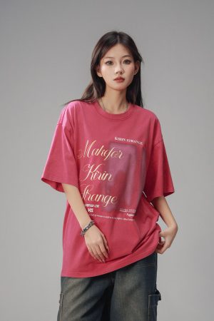 Retro High Street Loose Short Sleeve T-Shirt for Men and Women - Summer Trendy Couple Top with American Beer Captain Design