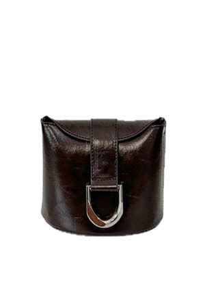 Retro Horseshoe Buckle Water Bucket Bag for Women - 2024 Mini Commuter Handbag, Stylish Shoulder Crossbody Bag