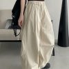 Retro Japanese-Style Parachute Pants for Spring-Summer, Loose Fit Wide-Leg, Comfortable Pure Cotton, Casual American Vibe