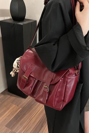 Retro Large-Capacity Crossbody Bag - Versatile Commuter Travel Shoulder Bag for Spring 2025