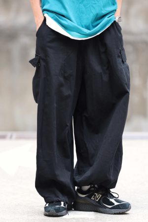 Retro Loose Multi-Pocket Wide-Leg Casual Pants for Men - Trendy 90s Inspired Straight-Leg Work Trousers