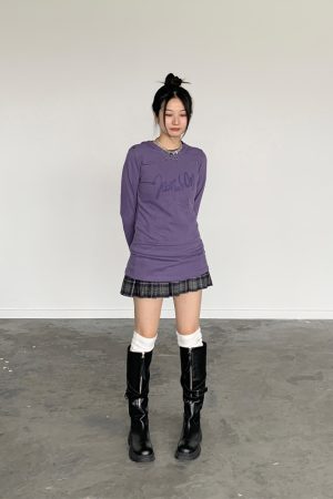 Retro Metal Decorative Slim-Fit Multi-Color Hooded Dress for 90s Inspired Style