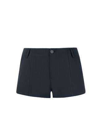 Retro Mid-Low Waist Straight Leg Work Shorts for Men, Casual Summer Style, 90s Inspired Fashion, Versatile Everyday Wear