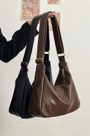 Retro Soft Leather Crossbody Bag for Women - 2025 New Model, Large Capacity Versatile Shoulder Tote Bag