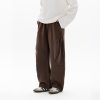 Retro Stylish Foldable Casual Pants for Men - Versatile Loose Fit Long Trousers for Autumn Winter Trend