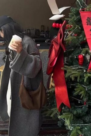 Retro Suede Tote Bag for Women - 2025 Autumn Winter Versatile Shoulder Dumpling Bag, Stylish Underarm Accessory