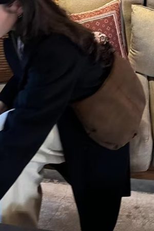 Retro Suede Tote Bag for Women - 2025 Autumn Winter Versatile Shoulder Dumpling Bag, Stylish Underarm Accessory