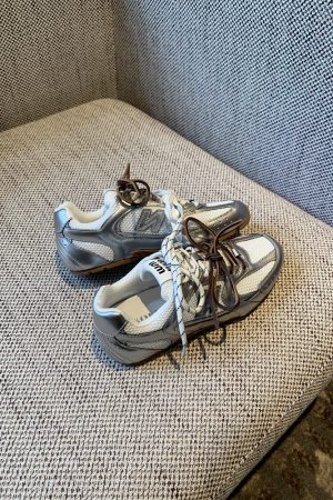 Retro Women’s Thick-Soled Sports Shoes - Breathable Mesh Sneakers for Training, Cycling, Casual Wear - Y2K Style 2025