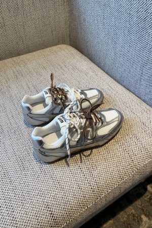 Retro Women’s Thick-Soled Sports Shoes - Breathable Mesh Sneakers for Training, Cycling, Casual Wear - Y2K Style 2025