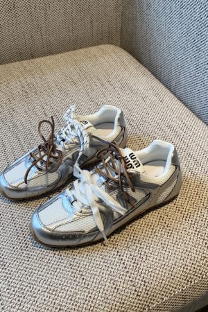 Retro Womenâ€™s Thick-Soled Sports Shoes - Breathable Mesh Sneakers for Training, Cycling, Casual Wear - Y2K Style 2025