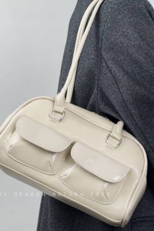 Retro Women's Underarm Bag 2024 - Trendy College Style Large Capacity Shoulder Tote Fashion Bag