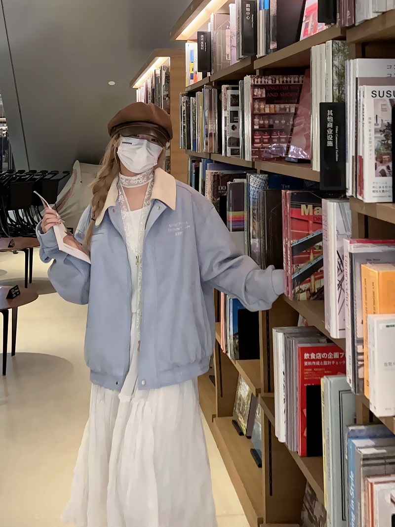 Reversible Suede Baseball Jacket for Couples - Spring 90s American Hip-Hop Embroidered Trendy Style Reversible Suede Baseball Jacket for Couples - Spring 90s American Hip-Hop Embroidered Trendy Style