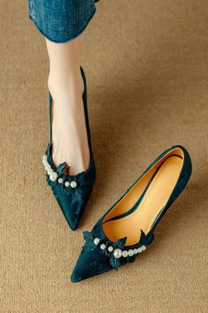 Satin Stiletto High Heels for Women - Italian Style Socialite Wedding Shoes, Shallow Mouth Design, High-End Fashion Footwear