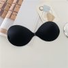Seamless Anti-Slip Nipple Covers for Women - Thickened Strapless Bra for Summer Beach Vacation and Small Chest Gathering