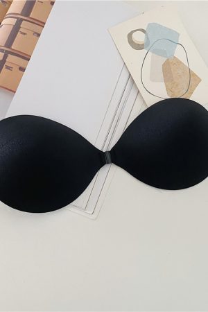 Seamless Anti-Slip Nipple Covers for Women - Thickened Strapless Bra for Summer Beach Vacation and Small Chest Gathering