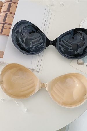 Seamless Anti-Slip Nipple Covers for Women - Thickened Strapless Bra for Summer Beach Vacation and Small Chest Gathering