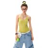 Sexy Girl Tank Top with Chest Pad for Women - Slim Fit Summer Versatile Crop Top, Y2K Style