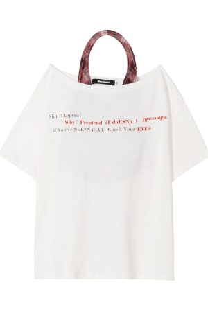 Sexy Halter Top and White Off-Shoulder Short Sleeve T-Shirt Two-Piece Set for Women - Trendy Loose Half-Sleeve Style