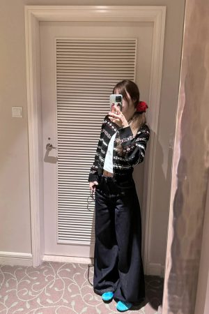 Sheepskin Blue French Bow Round Toe Ballet Flats for Women - Gentle Style Slip-On Flat Shoes