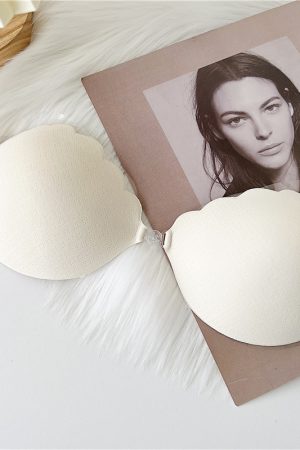 Silicone Invisible Bra for Small Breasts - Anti-Slip Strapless Nipple Covers for Wedding Dresses, Seamless Backless Lingerie