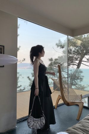 Silky Satin Plus-Size Camisole Dress with Blurred Light Sensation for Beach Vacation, Plus-Size Summer Fashion