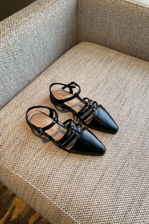 Silver Open-Toe Sandals for Women - Summer 2025 Retro Woven One-Strap Casual Low-Heel Roman Style Shoes