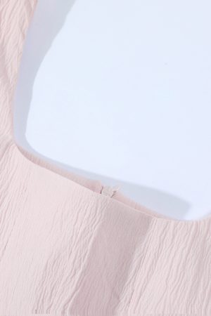 Sleeveless Windbreaker Collar Top with Pleated Hem and Spaghetti Straps - 2025 Summer Style for Socialites and Heiresses