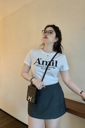 Slightly Chubby Double-Layer Side-Slit Suit Skirt Pants for Urban Office Ladies - Versatile Fashion Staple