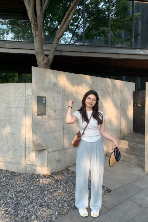 Slightly Chubby Plus Size Slim Fit T-Shirt - Three-Dimensional Cut, Super Stretchy Cool Top for Body Confidence