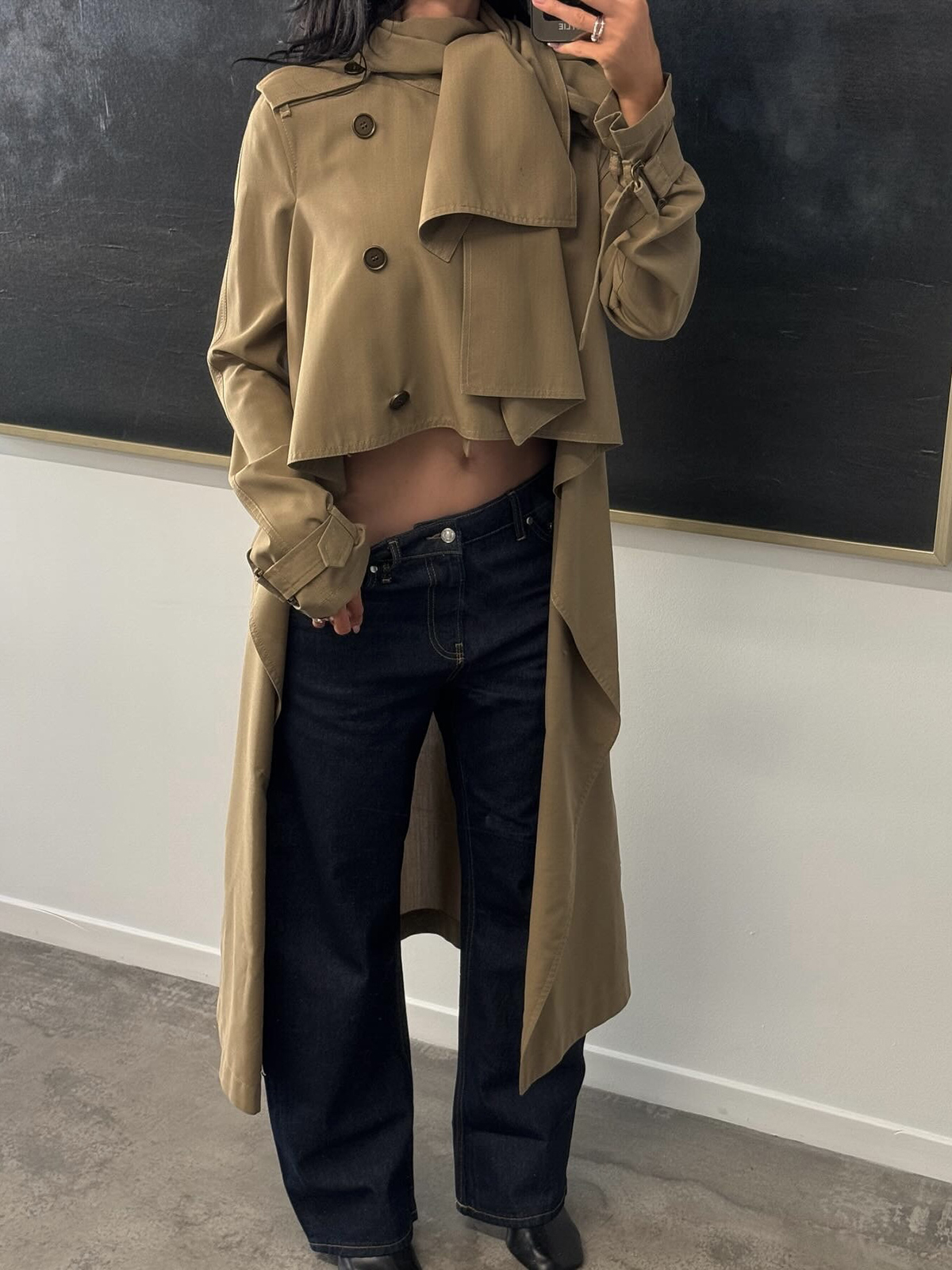 Slightly Curved Low-Rise Tencel Jeans - Fade Resistant, Straight Leg Design for Y2K and 90s Style Enthusiasts Slightly Curved Low-Rise Tencel Jeans - Fade Resistant, Straight Leg Design for Y2K and 90s Style Enthusiasts