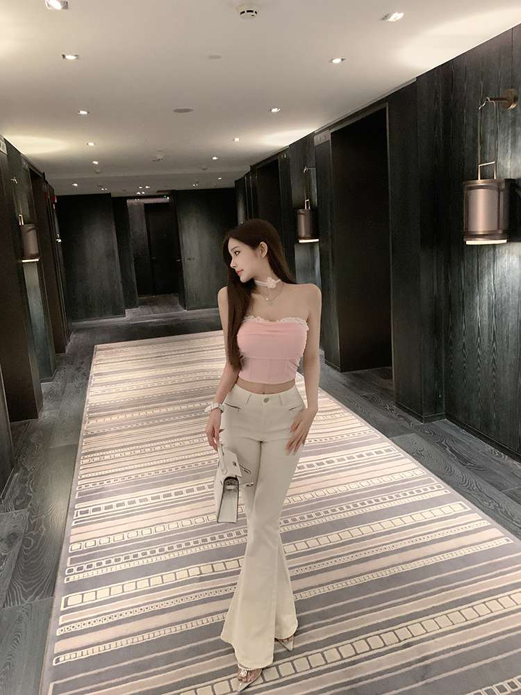 Slim-Fit Mesh Vest Top with Built-In Chest Pad - Pure Desire Style, Trendy and Chic for Y2K Fashion Enthusiasts Slim-Fit Mesh Vest Top with Built-In Chest Pad - Pure Desire Style, Trendy and Chic for Y2K Fashion Enthusiasts