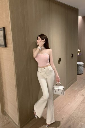 Slim-Fit Mesh Vest Top with Built-In Chest Pad - Pure Desire Style, Trendy and Chic for Y2K Fashion Enthusiasts