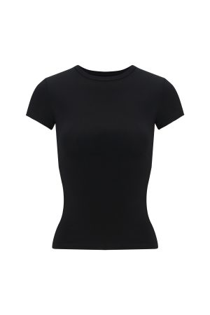 Slim Fit Shoulder Sports Short-Sleeve T-Shirt - Athletic Base Layer Top for Active Wear, Casual Style