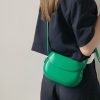Small Textured Saddle Bag - Versatile Minimalist Crossbody Mobile Phone Bag for Women - Trendy Shoulder Purse