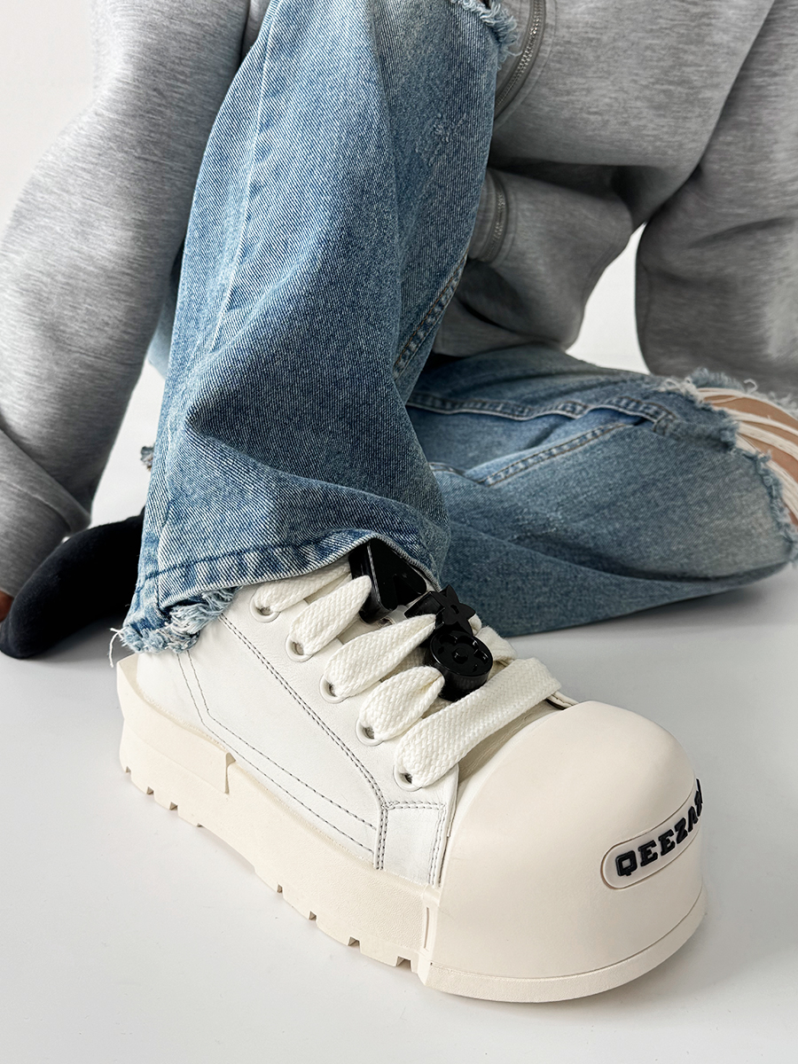 Smiley Face Sneakers for Men and Women, American High Street Chunky Shoes, Cute Mickey Design for Couples Smiley Face Sneakers for Men and Women, American High Street Chunky Shoes, Cute Mickey Design for Couples