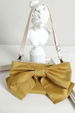 Soft Cute Bow Underarm Crossbody Bag for Women - Niche Spring/Summer Style, High-Quality Fashion Accessory
