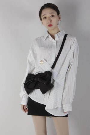 Soft Cute Bow Underarm Crossbody Bag for Women - Niche Spring/Summer Style, High-Quality Fashion Accessory