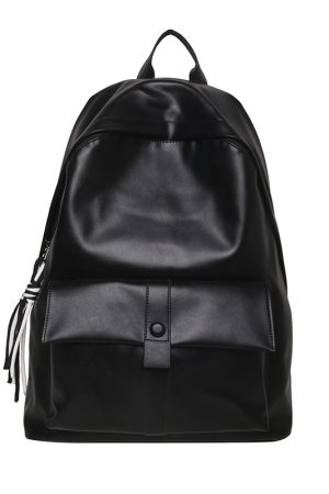 Soft Leather Backpack - Minimalist Large Capacity Travel Bag, Waterproof Design for Students, Korean Style Fashion Essentials