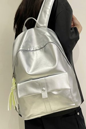 Soft Leather Backpack - Minimalist Large Capacity Travel Bag, Waterproof Design for Students, Korean Style Fashion Essentials