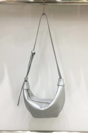 Soft Leather Casual Shoulder Crossbody Dumpling Bag - Niche INS 2025 Style, Lazy Horn Design for Effortless Chic
