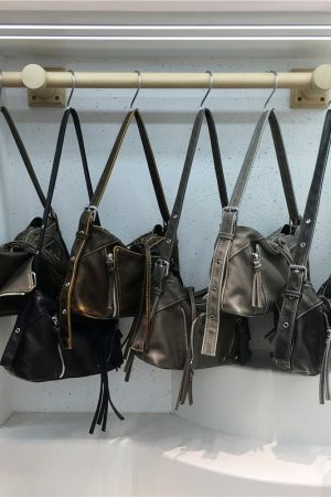 Soft Leather Fringe Underarm Bag - Casual Motorcycle Crossbody Tote for Commuters - 2024 Trendy Fashion Accessory