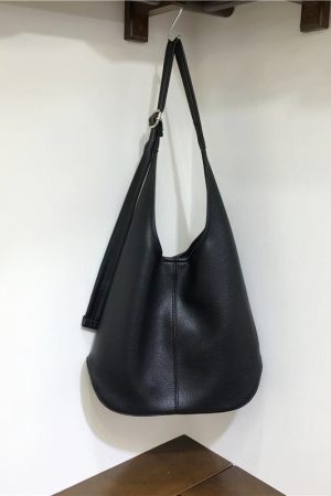 Soft Leather Underarm Bag - Large Capacity Commuter Tote in Lazy Style for Spring Summer - Versatile Shoulder Crossbody Bag