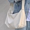 Soft Leather Wide Strap Crossbody Tote Bag for Women - Large Capacity, Perfect for Spring/Summer College Commutes
