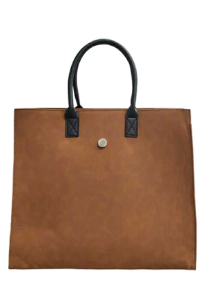 Soft Texture Large Capacity Shoulder Tote Bag for Women - Casual Commuting Crossbody Style