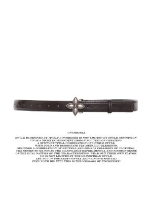 Spicy Girl Cross Heart Metal Thin Belt - Trendy Niche Accessory for 90s and Y2K Fashion Styles