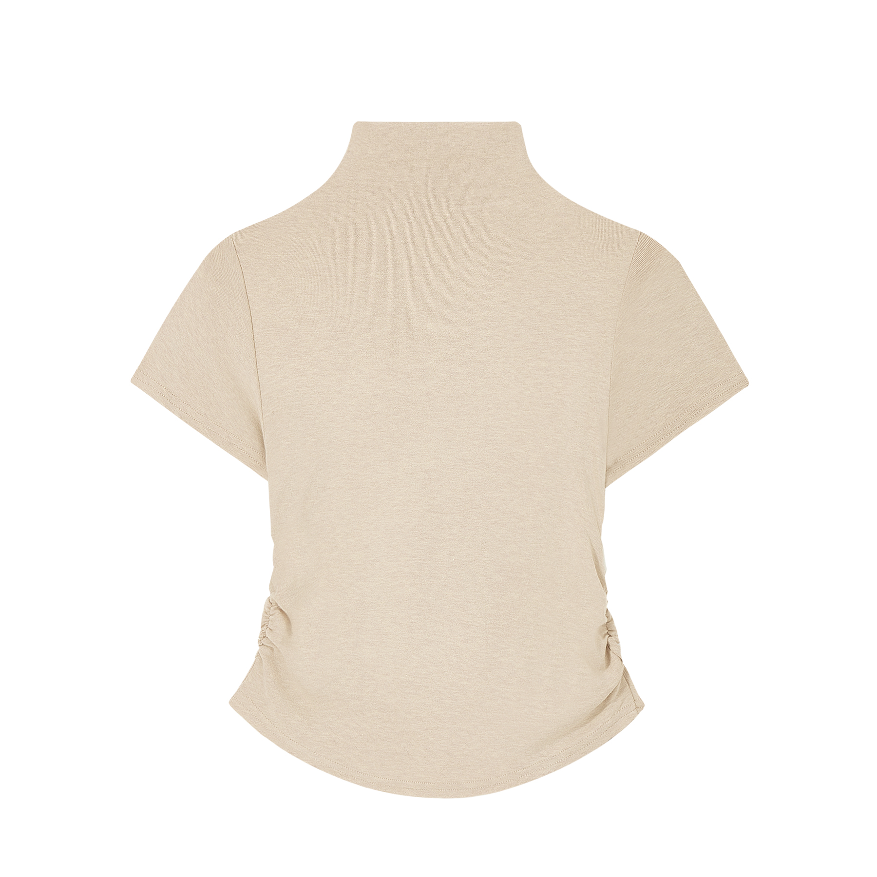 Spring 2025 Women's Red T-shirt, Half High Neck Base Layer Outerwear, Korean Style Fashion Top Spring 2025 Women's Red T-shirt, Half High Neck Base Layer Outerwear, Korean Style Fashion Top