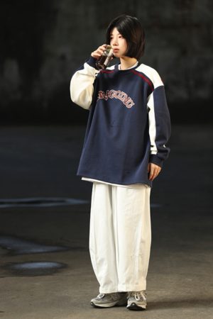 Spring Retro Draped Work Pants for Men - Trendy Loose Straight Casual Long Pants in American Style