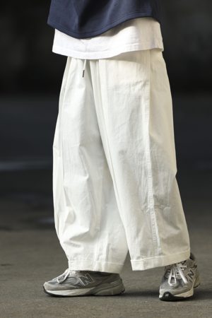 Spring Retro Draped Work Pants for Men - Trendy Loose Straight Casual Long Pants in American Style