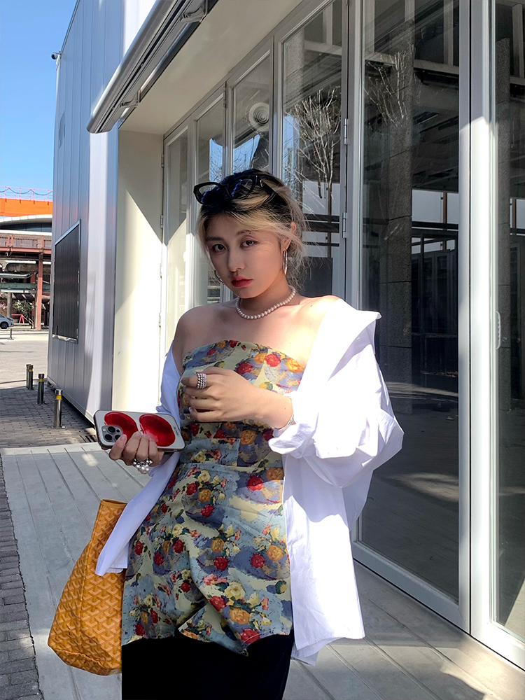 Spring Versatile Slimming Long Sleeve Shirt for Women with Unique Design - Trendy 90s Inspired Fashion Top Spring Versatile Slimming Long Sleeve Shirt for Women with Unique Design - Trendy 90s Inspired Fashion Top