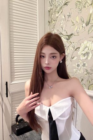 Strapless Corset Top for Women - Luna Lona Design, Slim Fit Sexy Style for Autumn and Winter